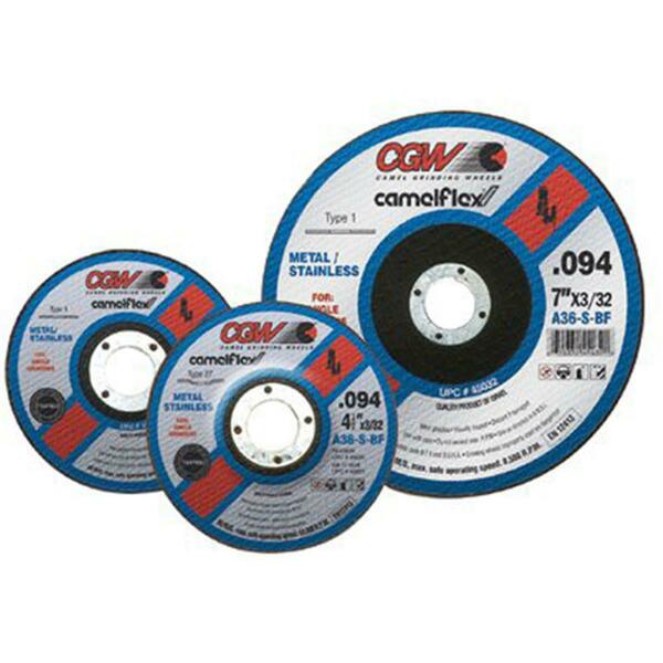 Cgw Abrasives 4-1-2X3-32X7-8 A36-S-Bft27 Cutoff Wheel 421-45020